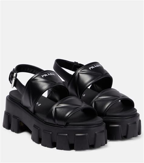 monolith platform sandal women prada.